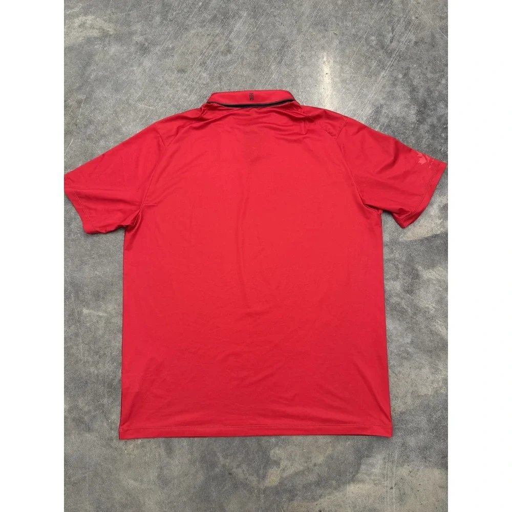 Nike TW Tiger Woods Mobility Collection Men's XLarge Sunday Red Canada Golf Logo